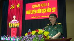Quân khu: Tổ chức huấn luyện chiến dịch năm 2021